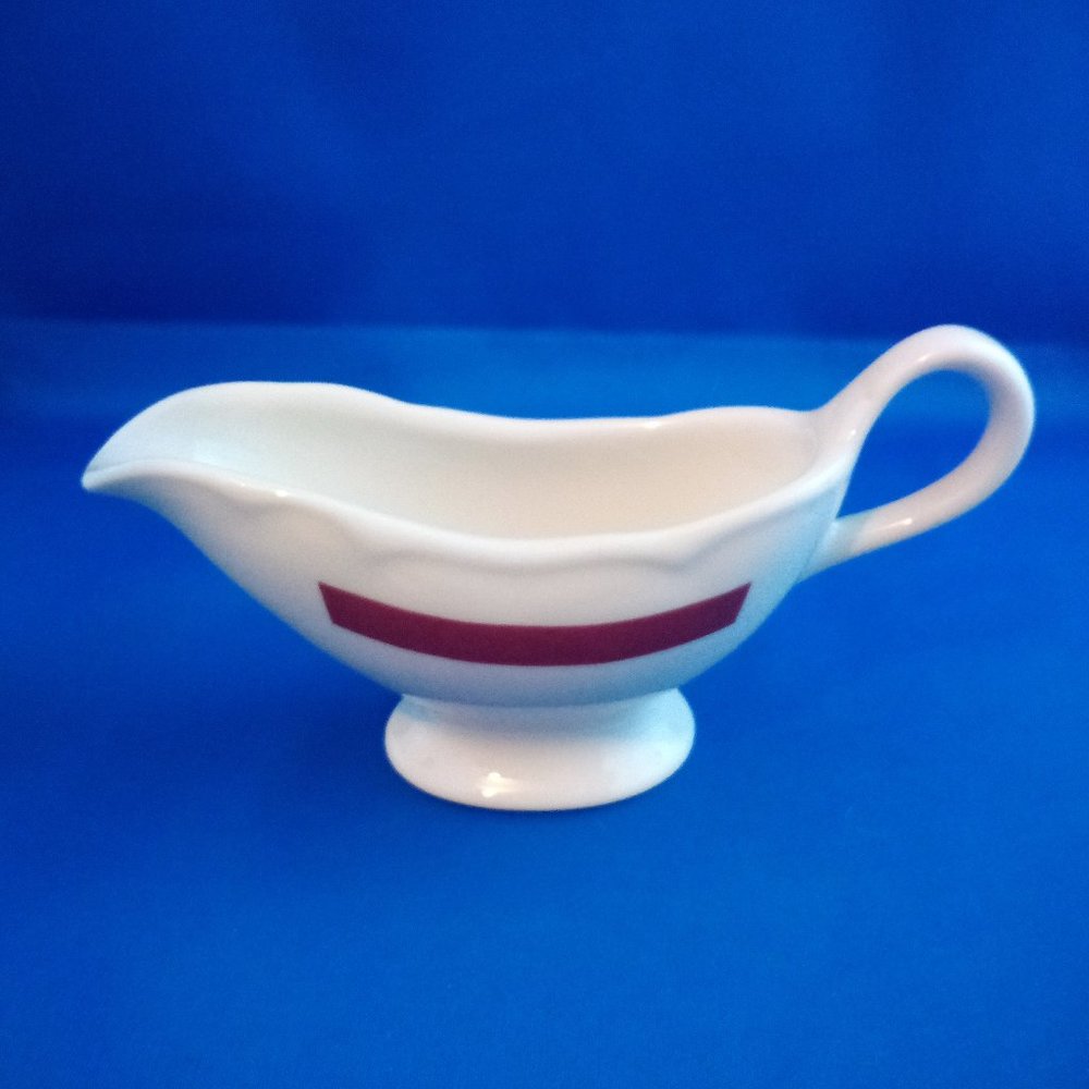 Vintage mid century restaurant ware gravy boat Homer Laughlin